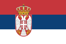 Serbien breddegrad og længdegrad